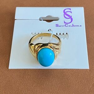 New Saavy Cie turquoise ring size 8